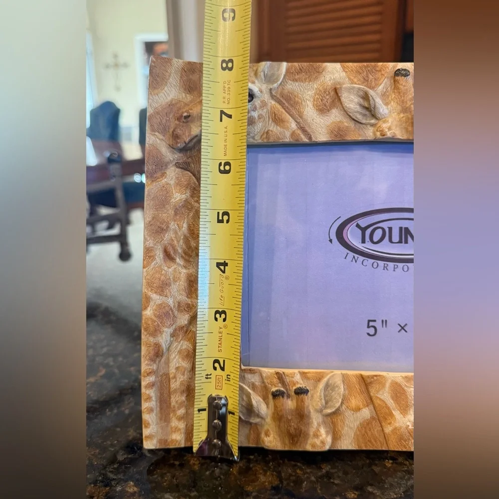 Vintage Young's Giraffe Picture Frame